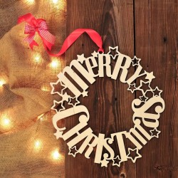 Christmas Door Wreath - english version