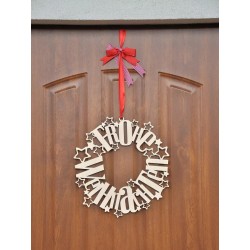 Christmas Door Wreath - english version