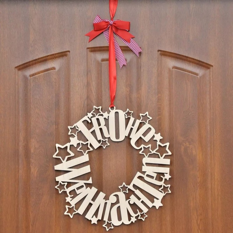 copy of Christmas Door Wreath - german version