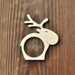 Christmas reindeer napkin ring