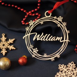 Custom Name Ornament - Personalized Christmas Gift